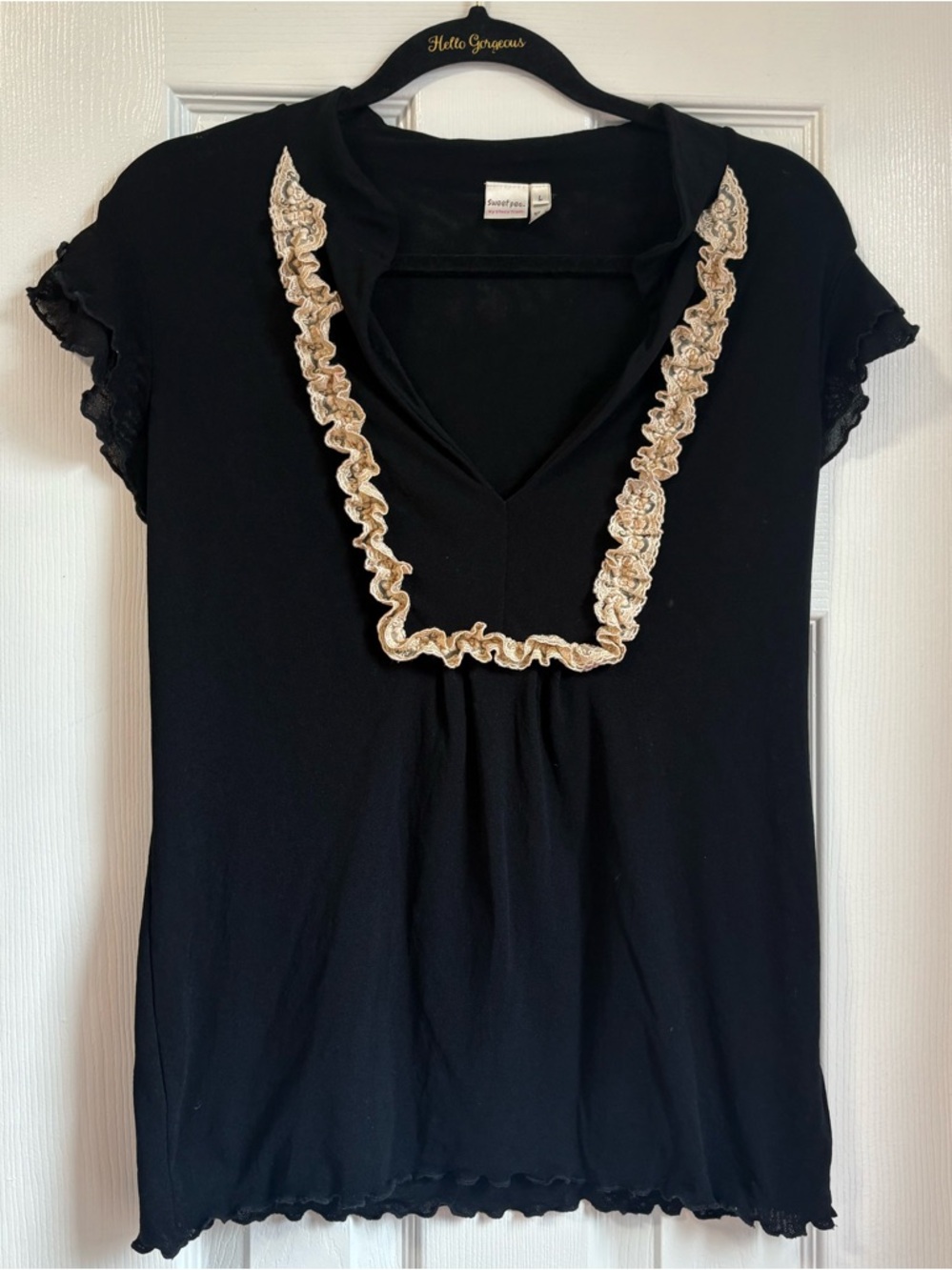 🐝2000s Sweat Pea Frilly Blouse🐝